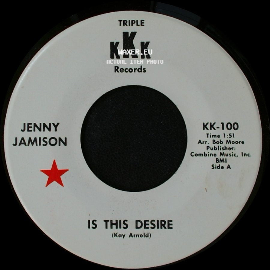 Jenny Jamison - Is This Desire / Don't Invite Us To The Same Party side A
