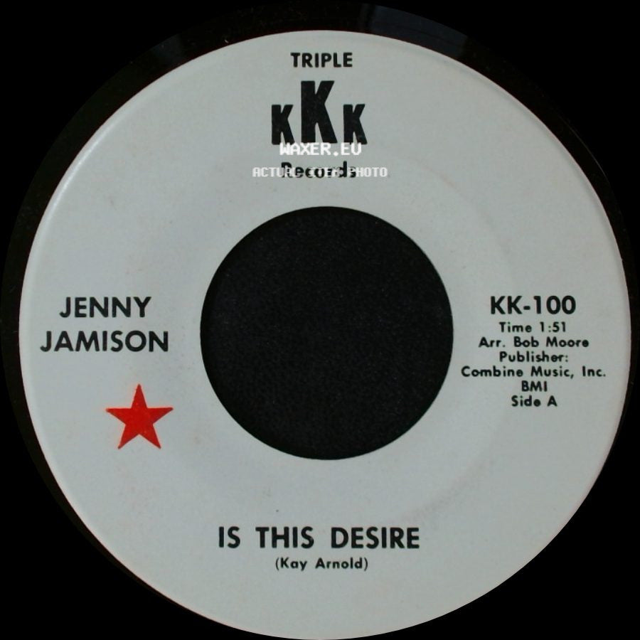 Jenny Jamison - Is This Desire / Don't Invite Us To The Same Party side A