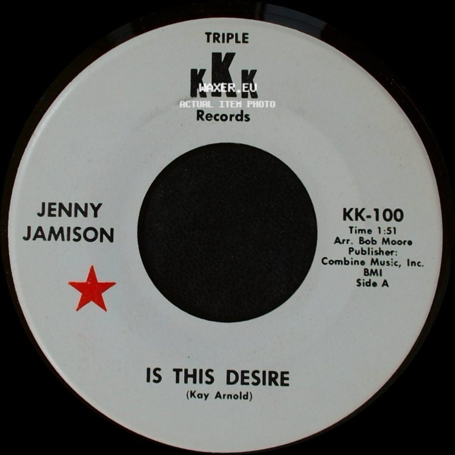 Jenny Jamison - Is This Desire / Don't Invite Us To The Same Party side A