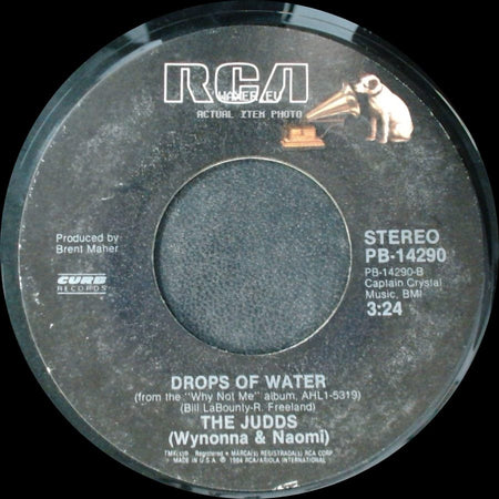 The Judds (Wynonna & Naomi) - Grandpa (Tell Me 'bout The Good Old Days) / Drops Of Water side B