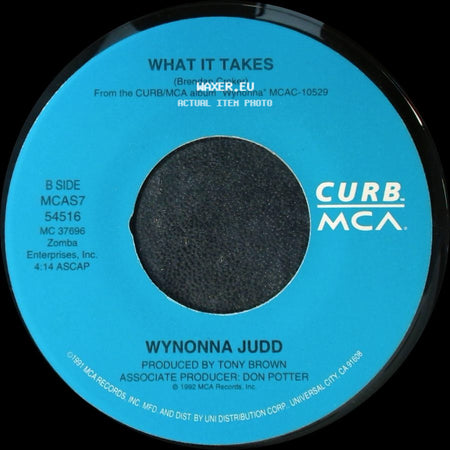 Wynonna Judd - My Strongest Weakness / What It Takes side B
