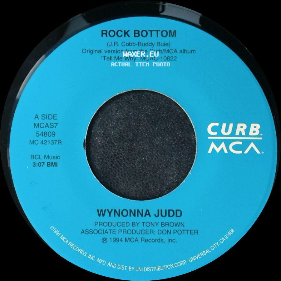 Wynonna Judd - Rock Bottom / Girls With Guitars side A