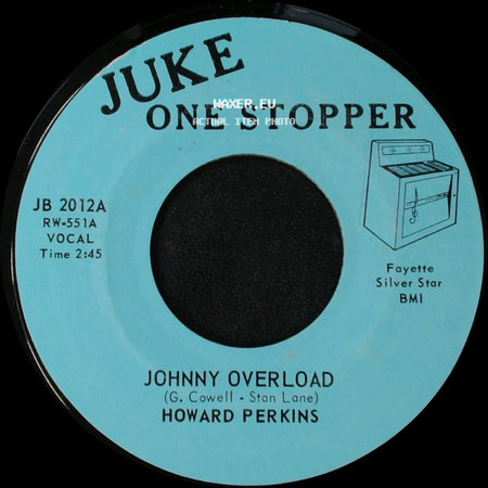 Howard Perkins - Johnny Overload / Under Control side A