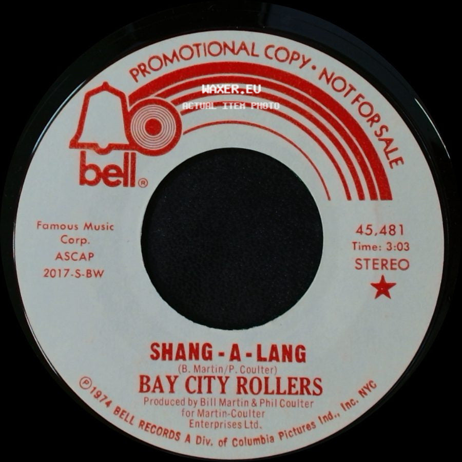 Bay City Rollers - Shang-A-Lang / Shang - A - Lang side B