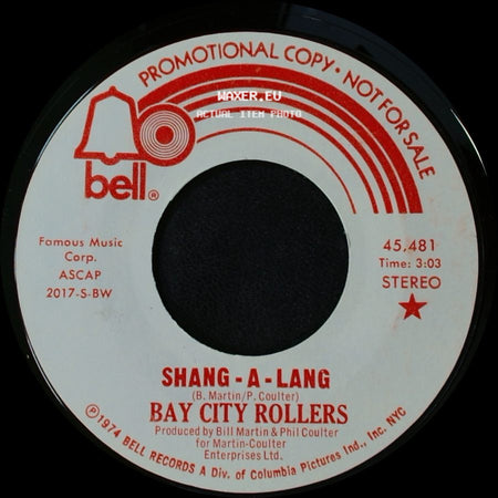 Bay City Rollers - Shang - A - Lang / Shang - A - Lang side B