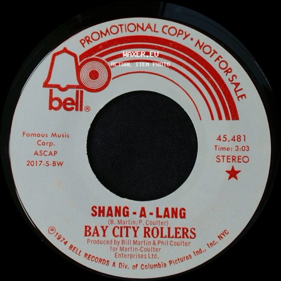 Bay City Rollers - Shang-A-Lang / Shang-A-Lang side B
