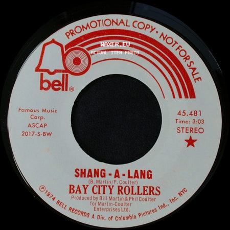 Bay City Rollers - Shang-A-Lang / Shang-A-Lang side B