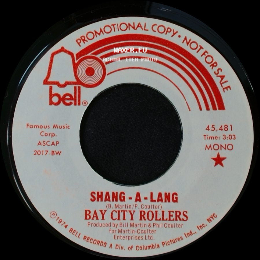Bay City Rollers - Shang - A - Lang / Shang - A - Lang side A