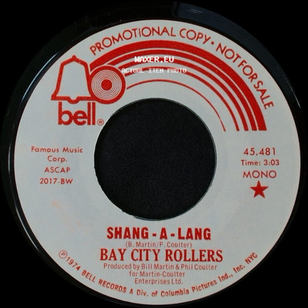 Bay City Rollers - Shang - A - Lang / Shang - A - Lang side A