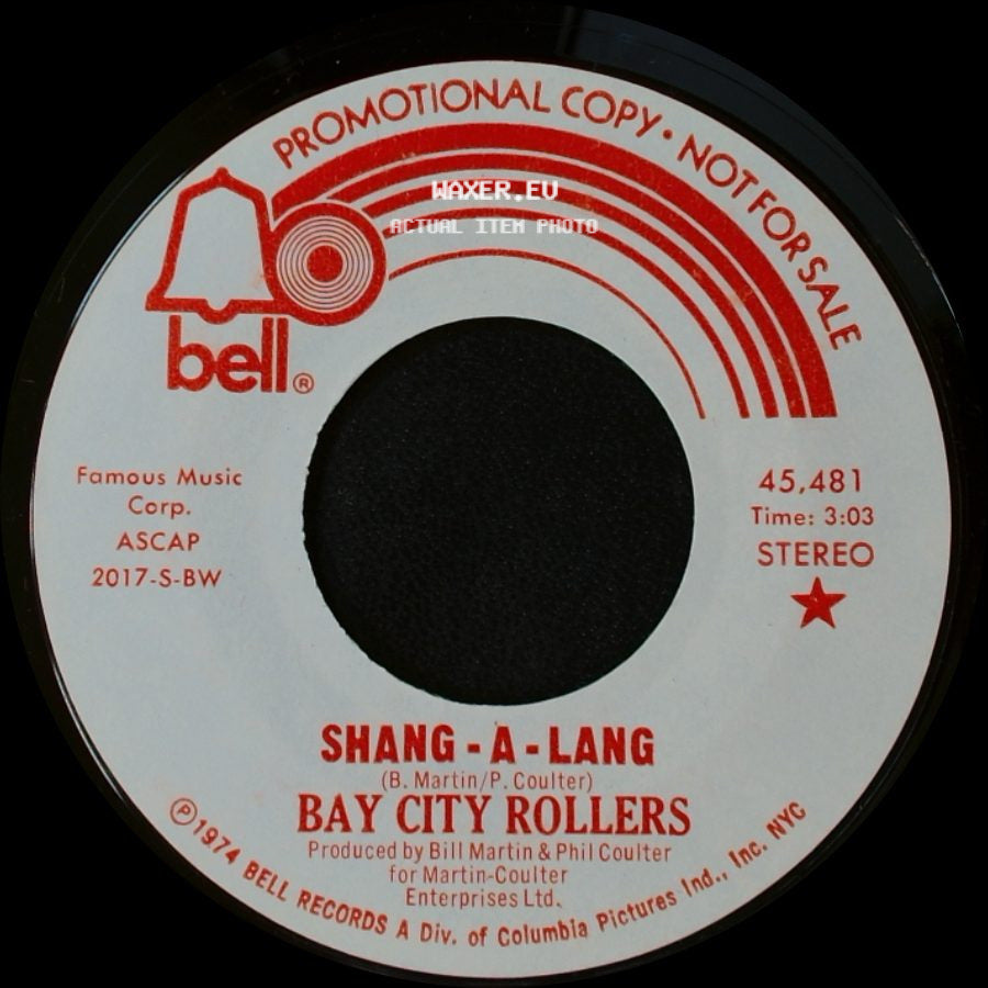 Bay City Rollers - Shang - A - Lang / Shang - A - Lang side B