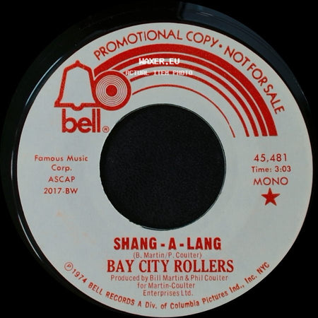 Bay City Rollers - Shang - A - Lang / Shang-A-Lang side B