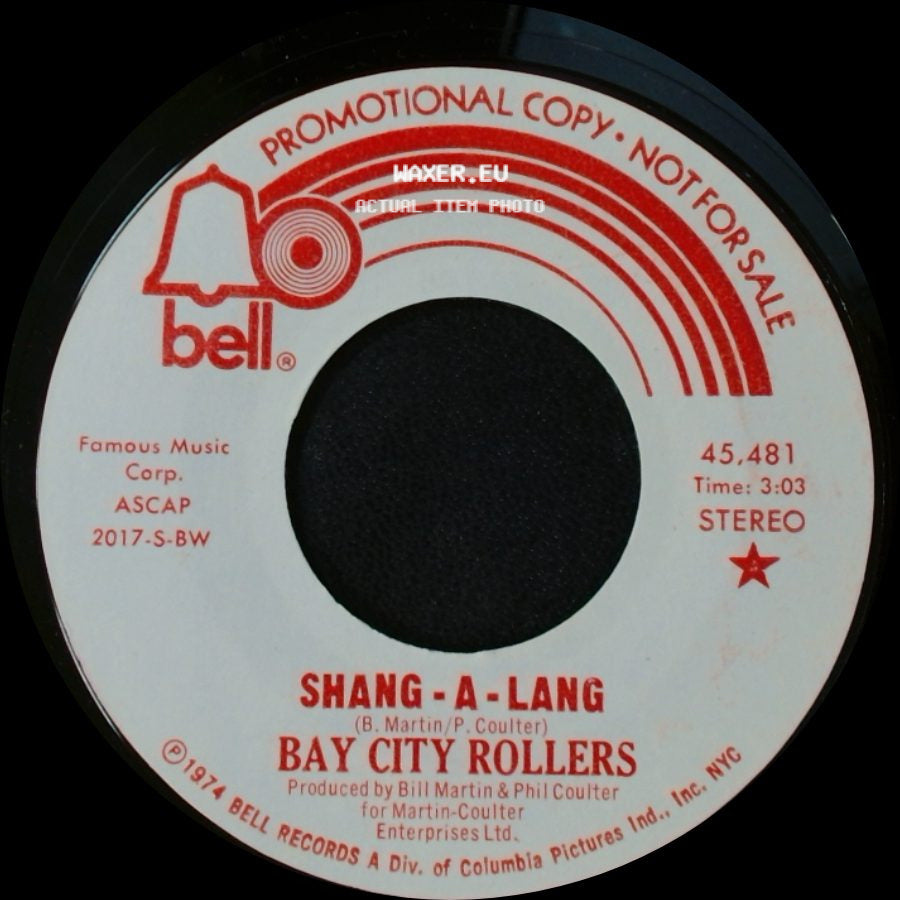 Bay City Rollers - Shang - A - Lang / Shang-A-Lang side B