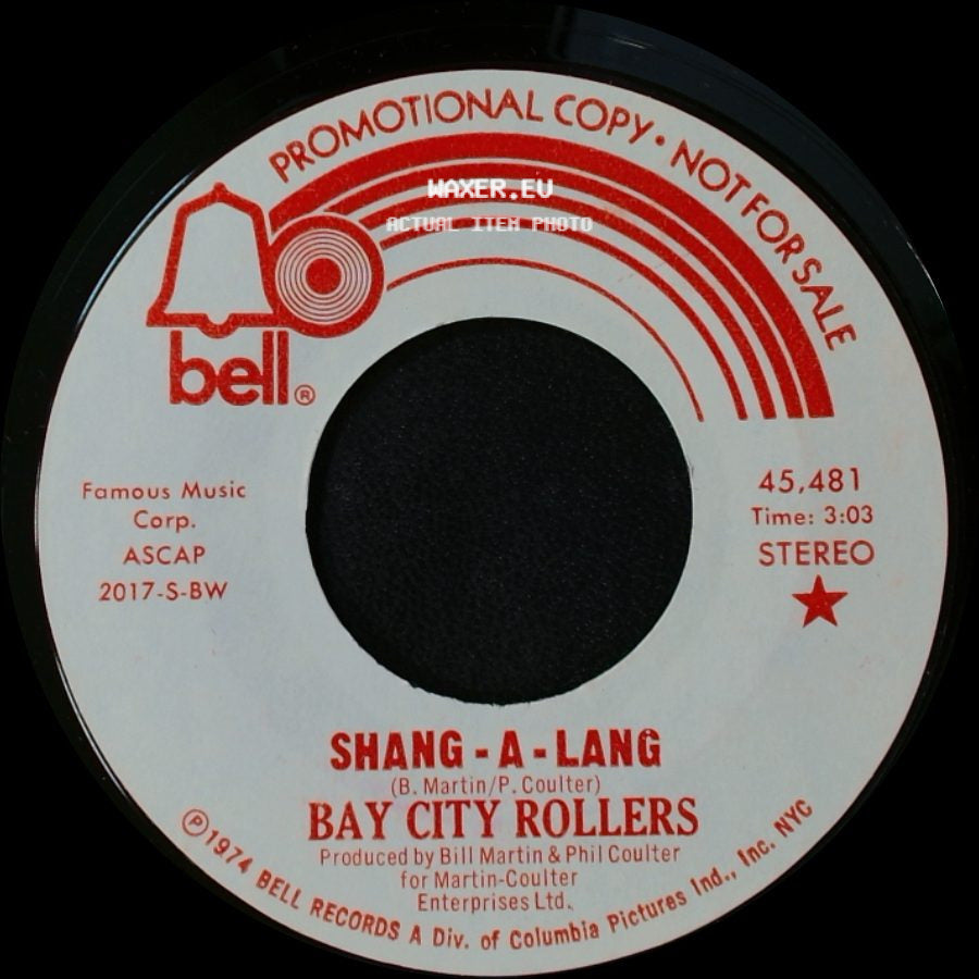 Bay City Rollers - Shang-A-Lang / Shang - A - Lang side B