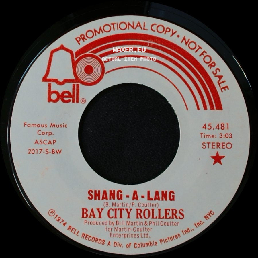 Bay City Rollers - Shang - A - Lang / Shang - A - Lang side B