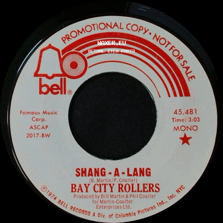 Bay City Rollers - Shang - A - Lang / Shang - A - Lang side A