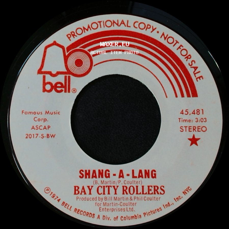 Bay City Rollers - Shang - A - Lang / Shang - A - Lang side B