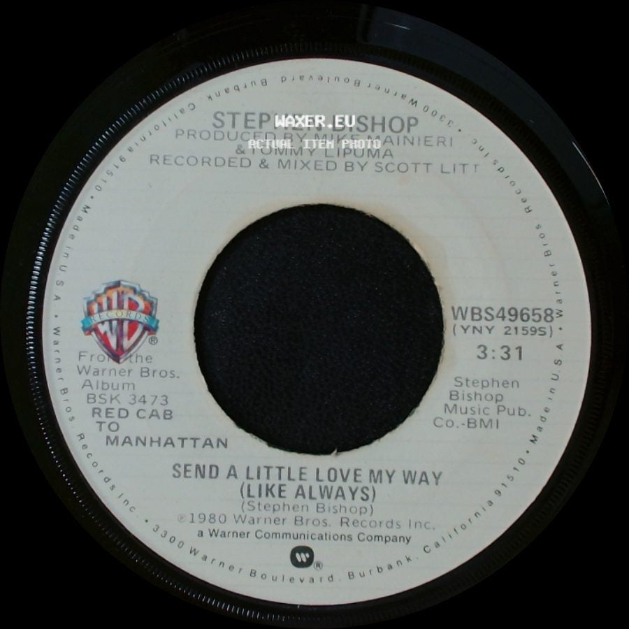 Stephen Bishop - Send A Little Love My Way (Like Always) / City Girl side A