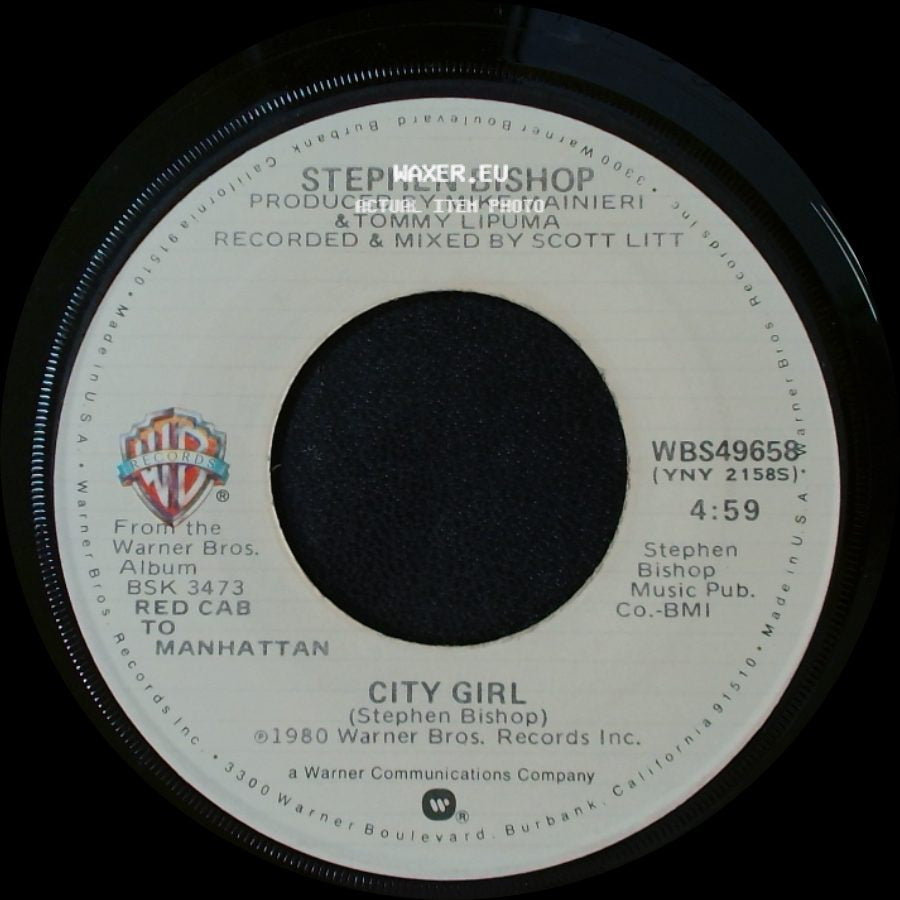 Stephen Bishop - Send A Little Love My Way (Like Always) / City Girl side B