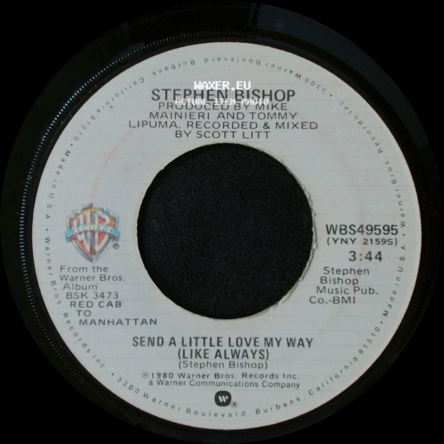 Stephen Bishop - Send A Little Love My Way (Like Always) / City Girl side A