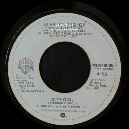 Stephen Bishop - Send A Little Love My Way (Like Always) / City Girl side B