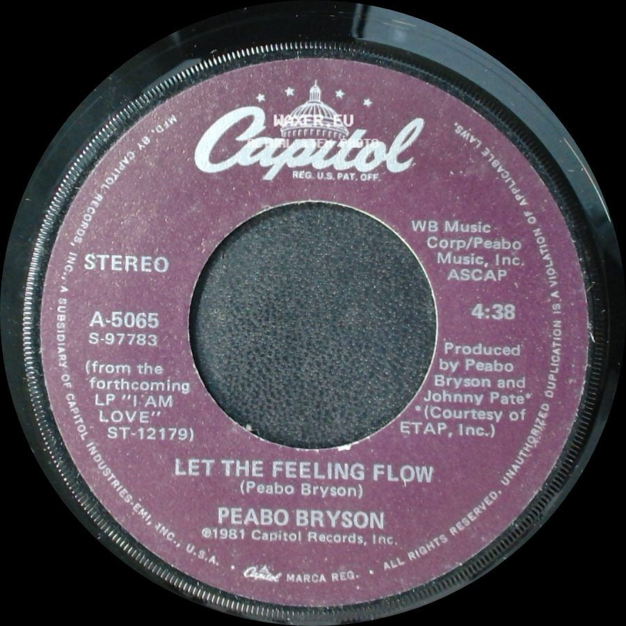 Peabo Bryson - Let The Feeling Flow / Move Your Body side A