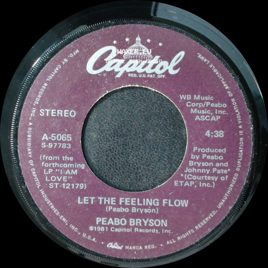 Peabo Bryson - Let The Feeling Flow / Move Your Body side A