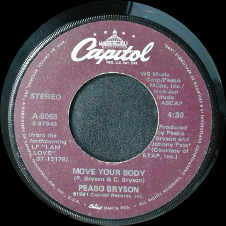 Peabo Bryson - Let The Feeling Flow / Move Your Body side B