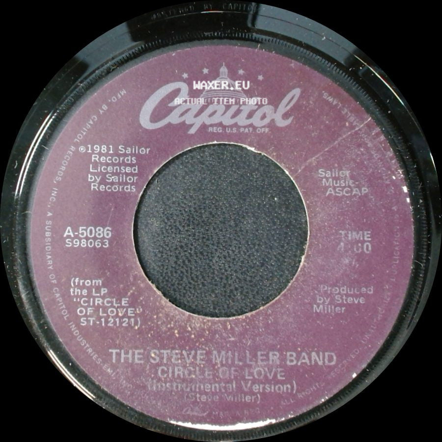 The Steve Miller Band - Circle Of Love (Instrumental Version) / Circle Of Love side A