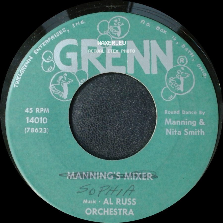 Al Russ Orchestra - Bye Bye Blues / Manning's Mixer side B
