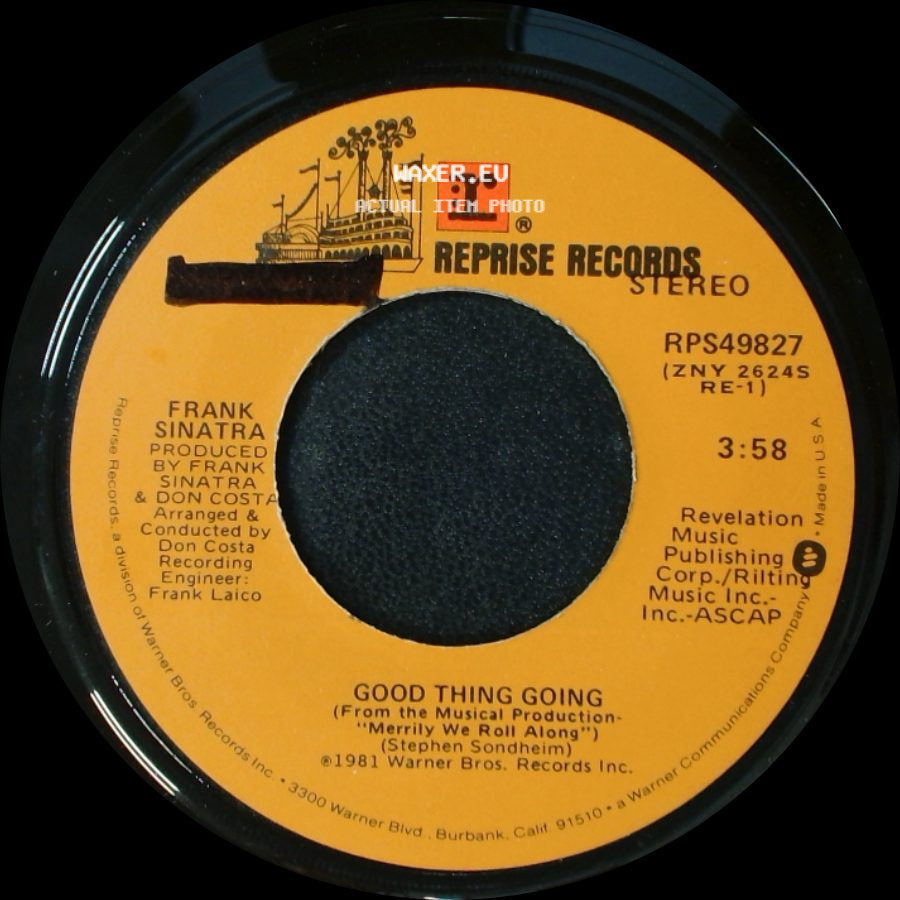 Frank Sinatra - Say Hello / Good Thing Going side B