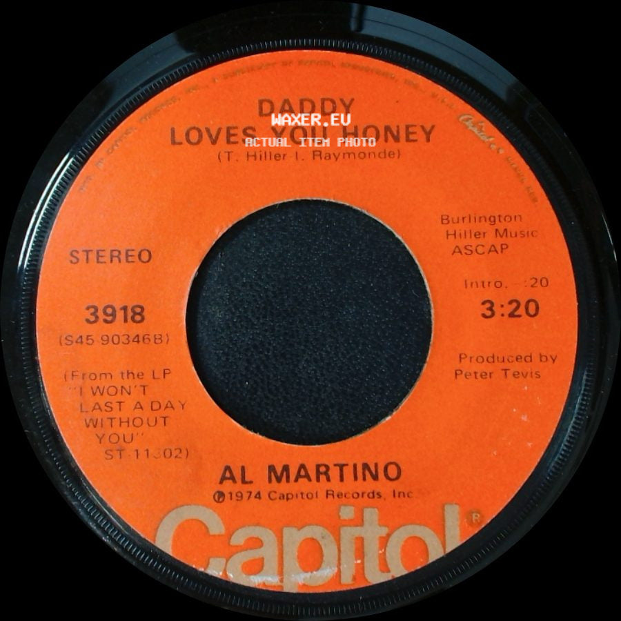 Al Martino - More Than Ever Now / Daddy Loves You Honey side B
