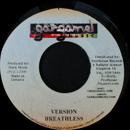 Buju / Monster Shack - I Don't Know Why / Version Breathless side B