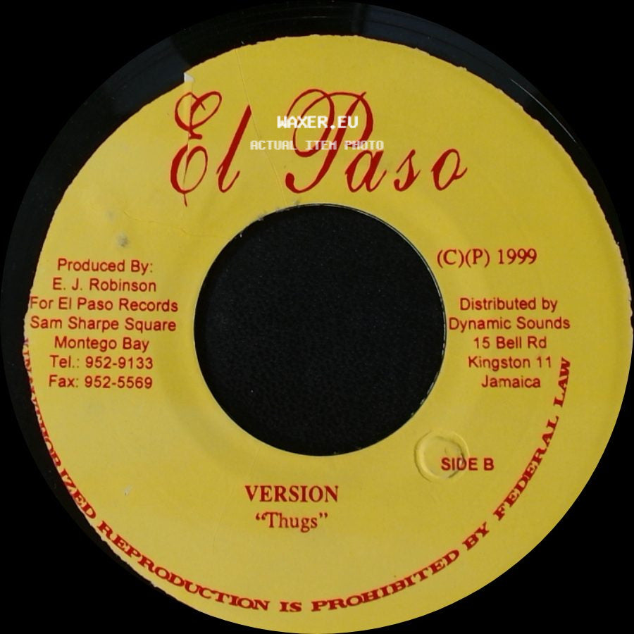Beenie Man - Pigeon / Version "Thugs" side B