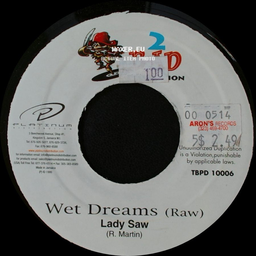 Lady Saw - Wet Dreams (Edit) / Wet Dreams (Raw) side B