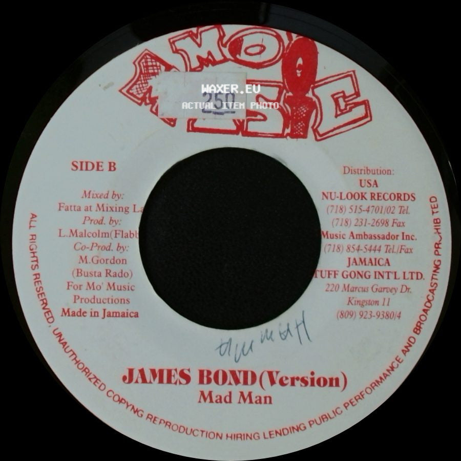 General B / Mad Man - Pleaser / James Bond (Version) side B
