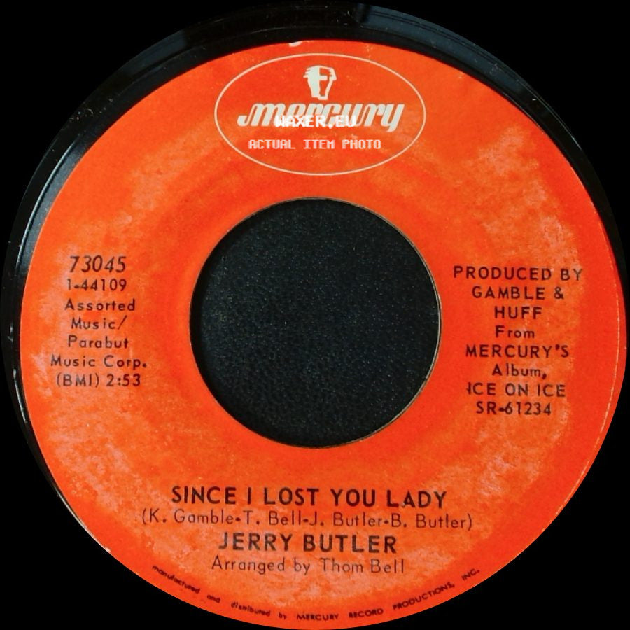 Jerry Butler - I Could Write A Book / Since I Lost You Lady side B