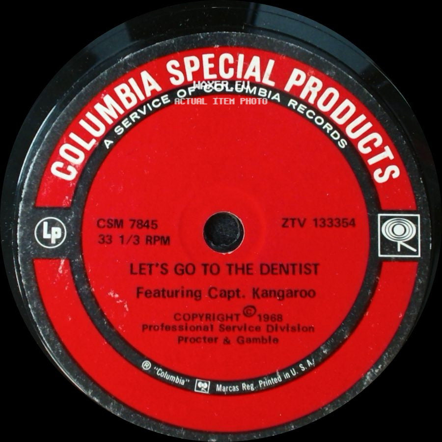 Unknown Artist - Let's Go To The Dentist / Unknown Title B side A
