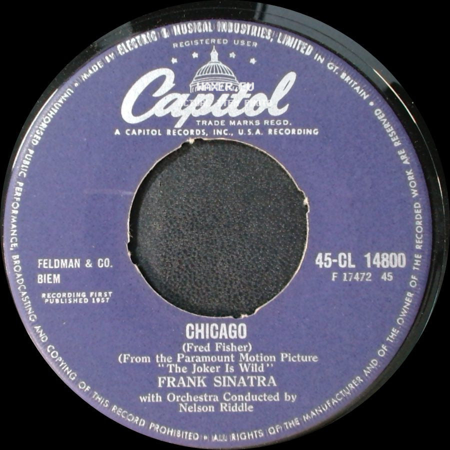 Frank Sinatra - All The Way / Chicago side B