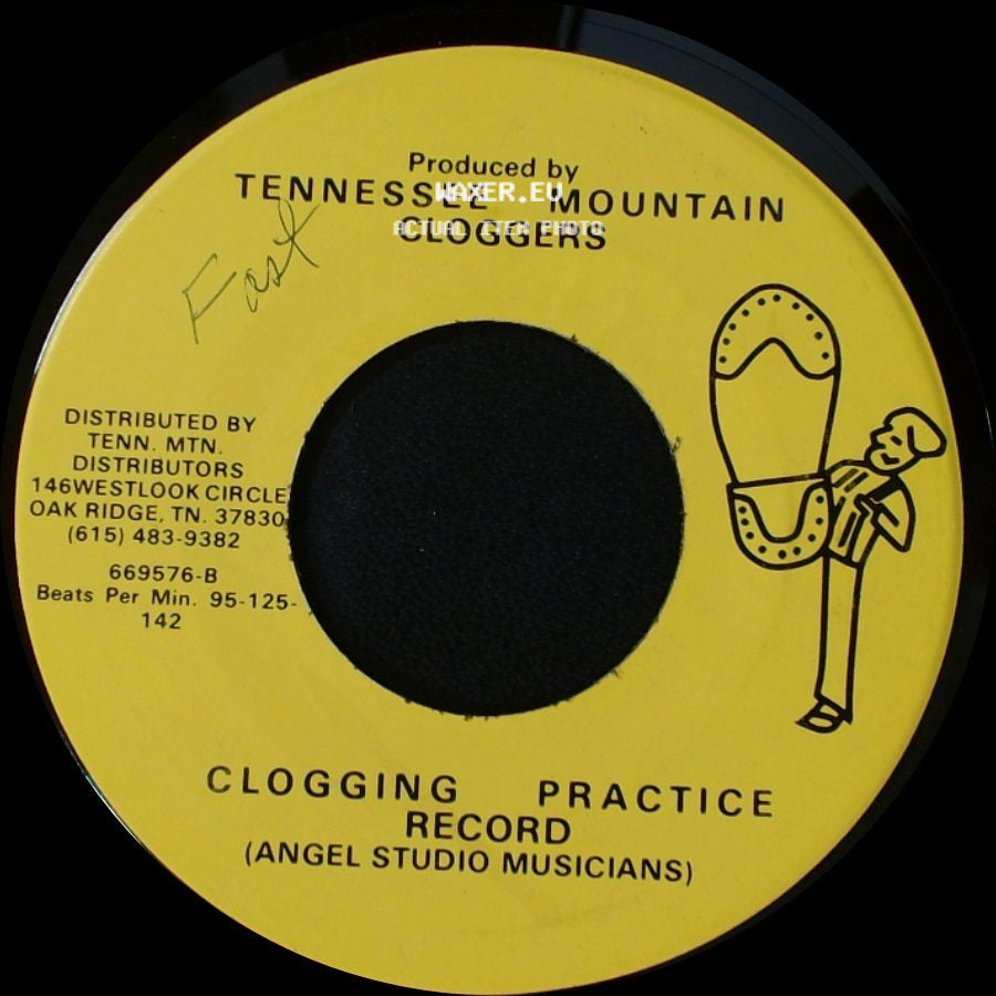 Tennessee Mountain Cloggers - Clogging Practice Record (Angel Studio Musicians) / Clogging Practice Record (Angel Studio Musicians) side B