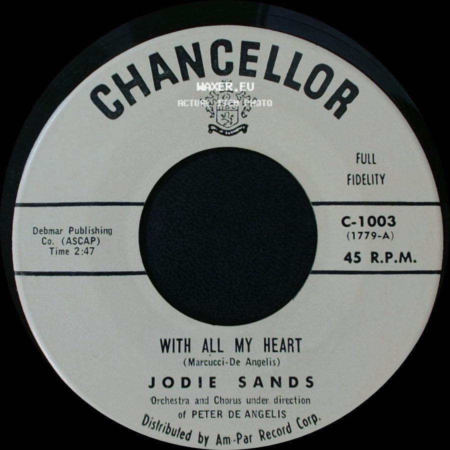 Jodie Sands - With All My Heart / (Can't We Be) More Than Only Friends side A