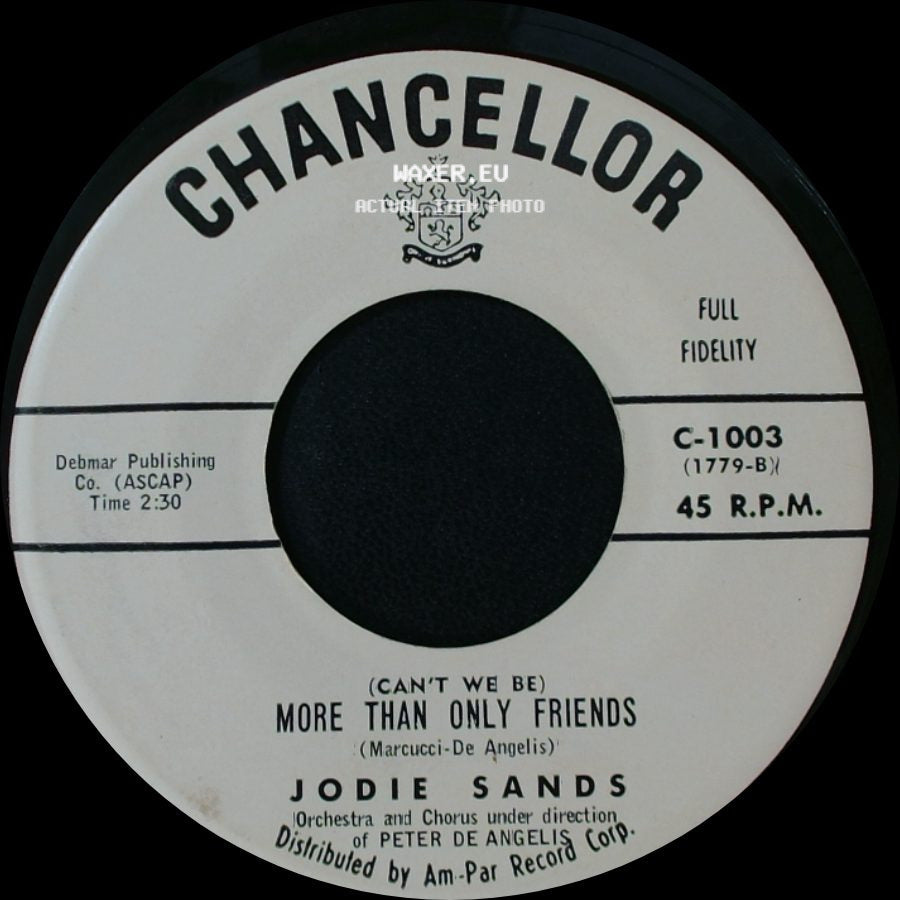 Jodie Sands - With All My Heart / (Can't We Be) More Than Only Friends side B