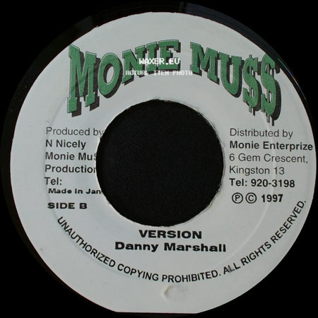 Roundhead - Mansta Track / Version Danny Marshall side B