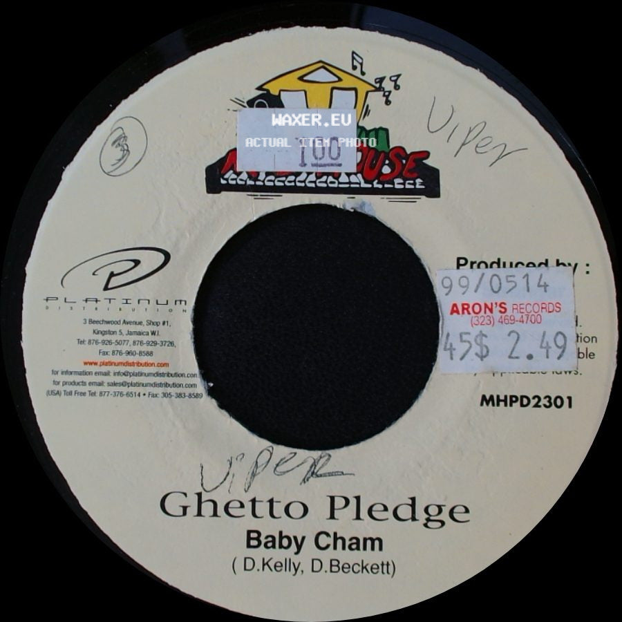 Baby Cham - Ghetto Pledge / Unknown Title B side A