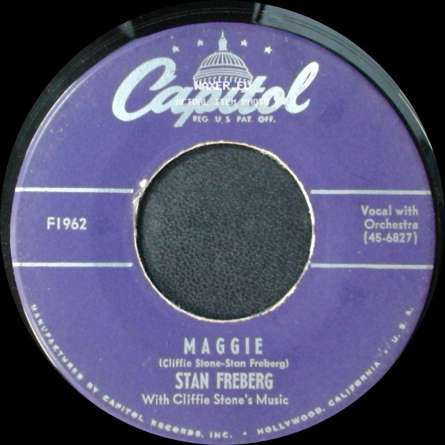 Stan Freberg - Tele-Vee-Shun / Maggie side B