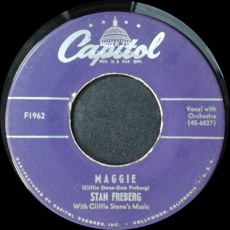 Stan Freberg - Tele-Vee-Shun / Maggie side B