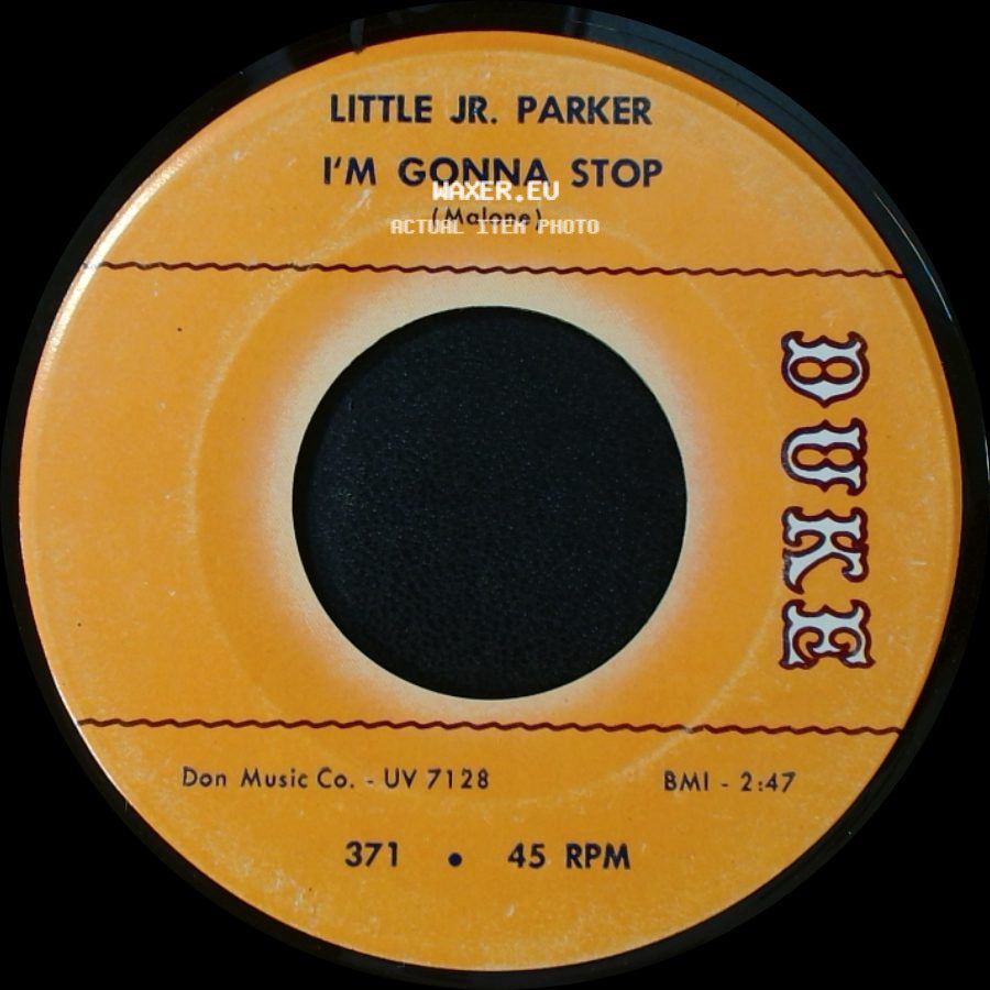 Little Jr. Parker - I'm Gonna Stop / Strange Things Happening side A