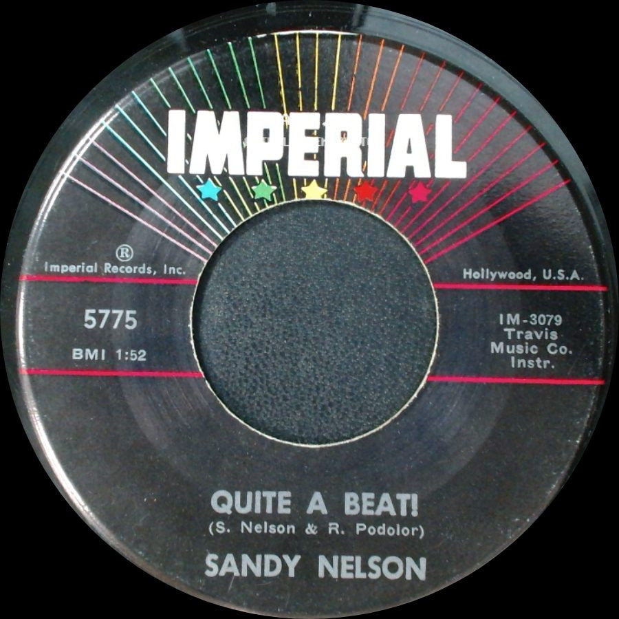 Sandy Nelson - Let There Be Drums / Quite A Beat! side B