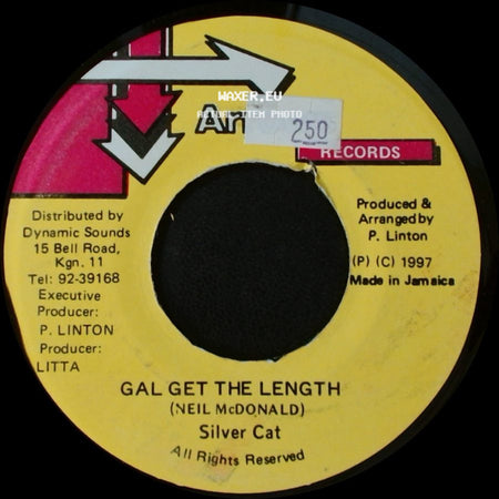 Silver Cat - Version Graveyard Rhythm / Gal Get The Length side B