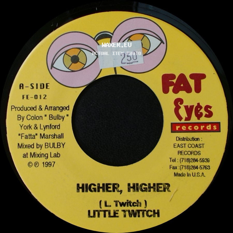 Little Twitch - Higher, Higher / Family Affair (Instrumental) side A
