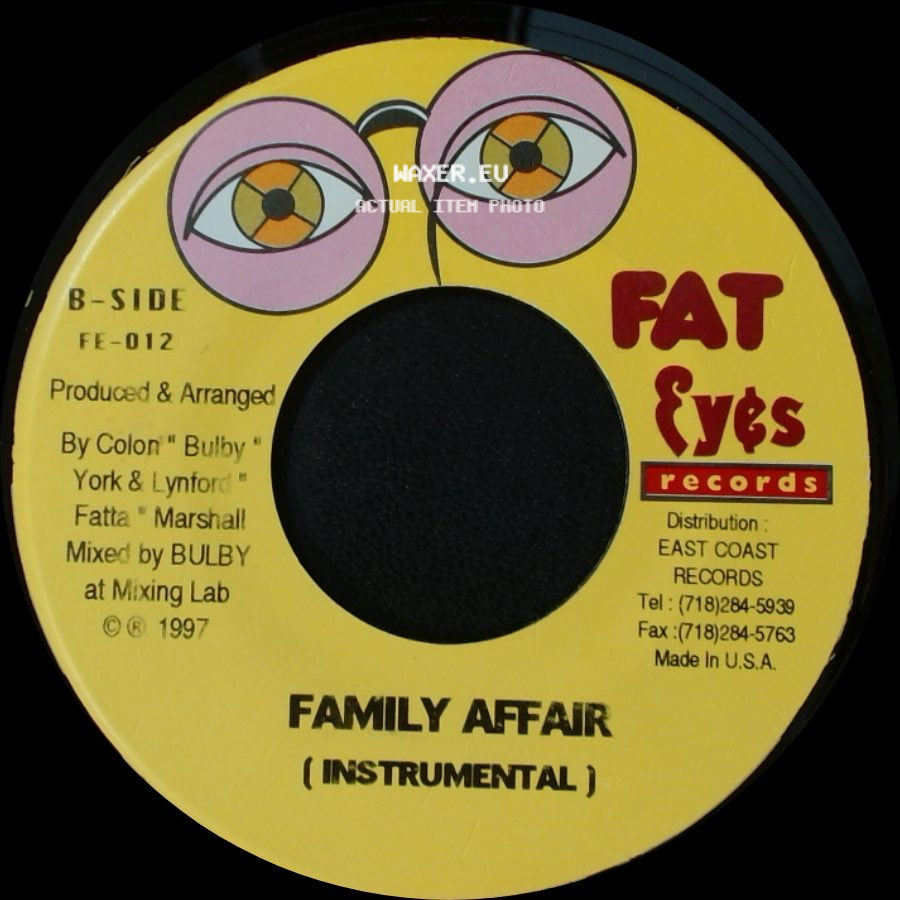 Little Twitch - Higher, Higher / Family Affair (Instrumental) side B